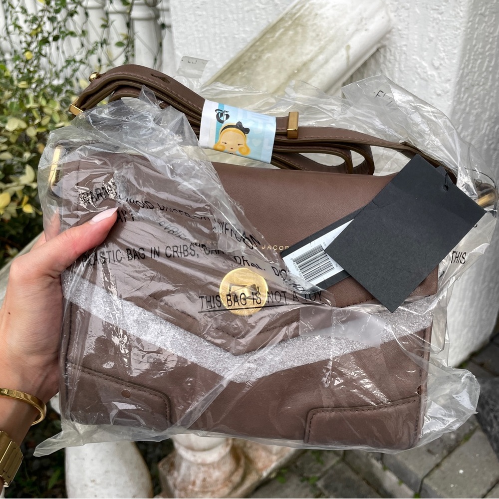 NWT Marc Jacobs Brown Leather Satchel - Picture 3 of 7